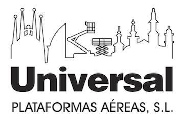 Universal Plataformas Aéreas. Logotipo.