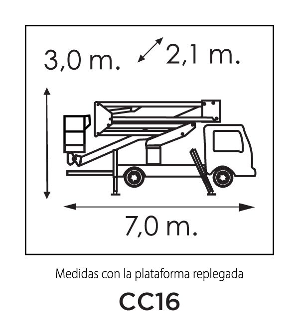 Universal Plataformas | Camión cesta telescópico 16m | https://universalplataformas.com/ | 4
