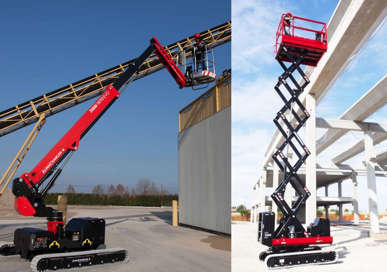 Universal Plataformas Aéreas adds crawler platforms to its rental fleet.